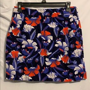 Jcrew navy mini skirt size 4